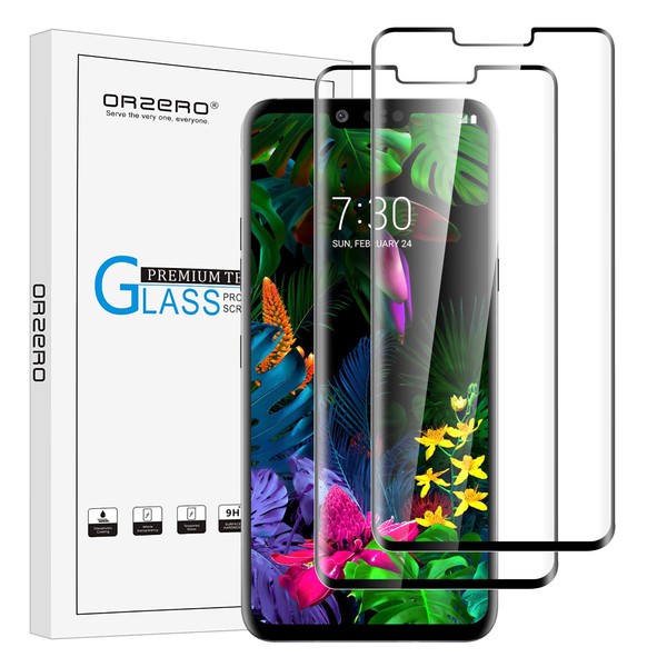 Orzero (2 Pack) Tempered Glass Screen Protector Compatible for LG