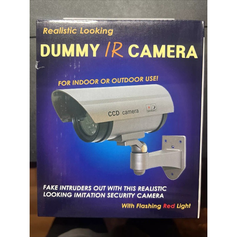 Realistic Dummy IR Camera Realistic Looking With Flashing Red Light