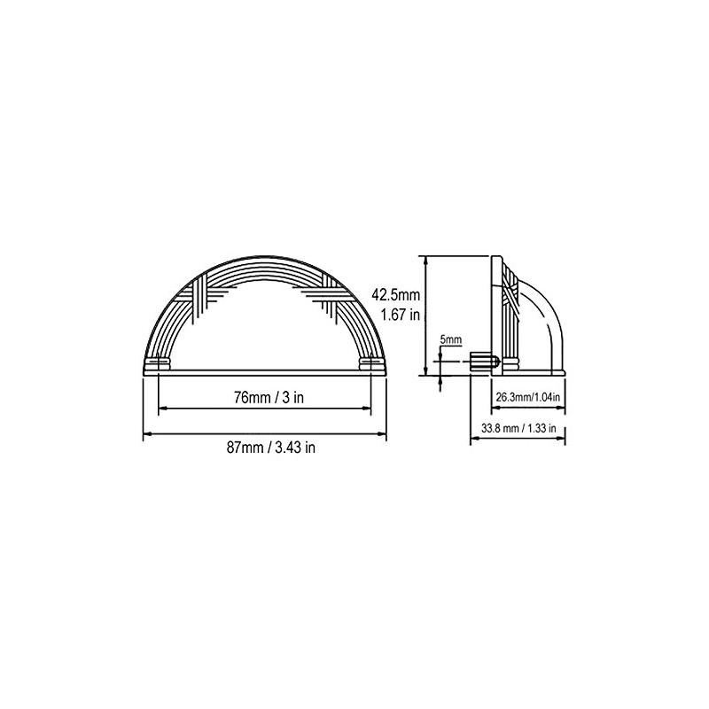5 Pack Antique Copper Machined Kitchen Cabinet Drawer Hardware Ribbon
