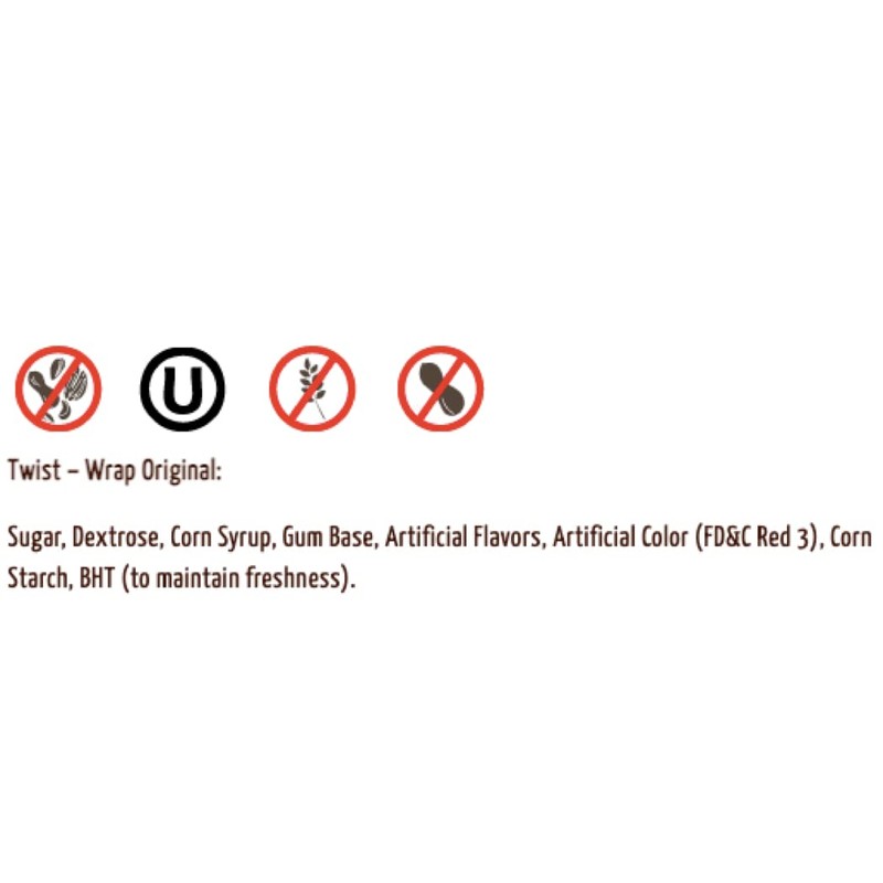 Dubble Bubble Original Flavor Bubblegum Individually Twist Wrap Bulk Candy