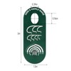 Dr.Fish Fly Tying Hackle Gauge Anodized Aluminum Hook Hackle Gauge