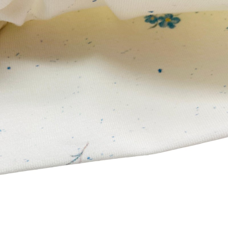 Handgemachtes Damen Stirnband, Jersey Haarband mit Knoten, Turban-Design, Frühling (Blumen