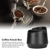 Coffee Knock Box ABS Black Grind Disposal Dump Bin with