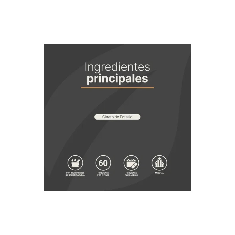 Citrato De Potasio De 240 Cápsulas B Life Sin Sabor