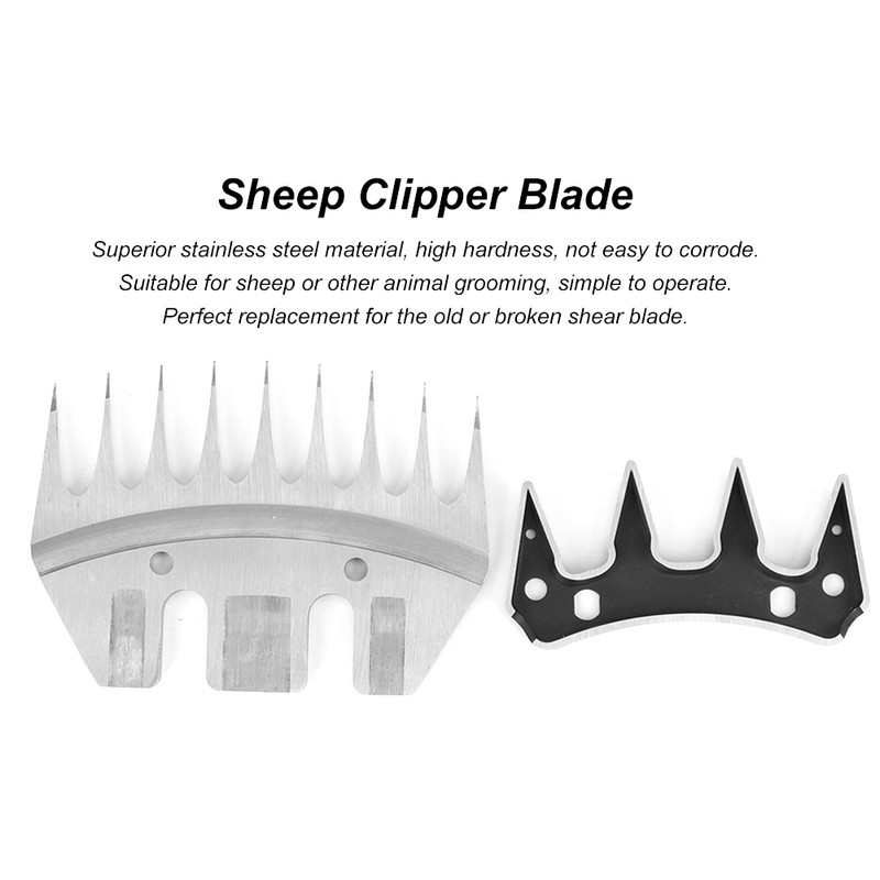 Stainless Steel Sheep Clippers Blade High Hardness Cutting Shearing Cutter
