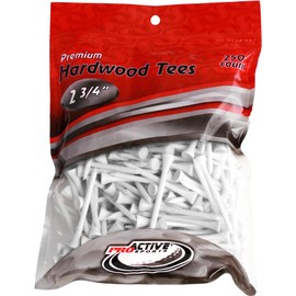 ProActive Sports Sports 2 3/4-Inch White Tees, (250/Package)