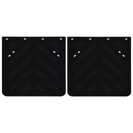 24 x 24Inch Mud Flaps for Semi Trucks Tractor Trailer Heavy Duty TPE Polymer Rubber Mudflaps Oversized Splash Guard, 2PCS