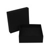 Emartbuy Set of 24 Black Cardboard Jewellery Pendant Boxes, Ring