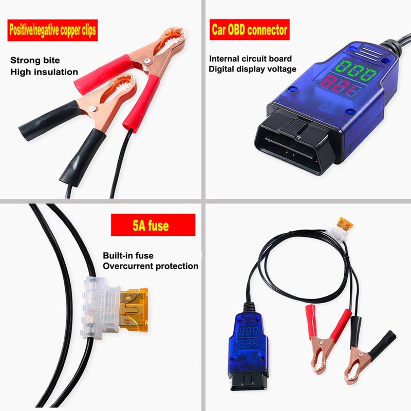 OBD2 Car Memory Saver Protection Connector Auto Computer ECU Power