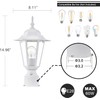 Outdoor Post Lights Dusk to Dawn, Lamp Post Light Fixture