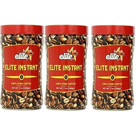 Elite Instant Coffee, 7oz (3 Pack) | Kosher for Passover, Rich & Aromatic, Product of Israel