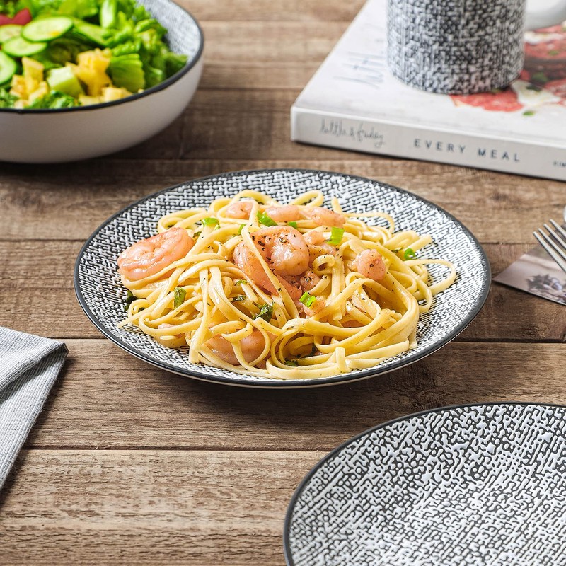 Stone + Lain Sophie Rustic Stoneware Dinnerware Service for 4,