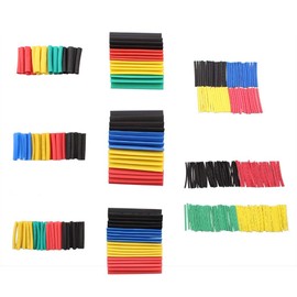 ARCELI 328pcs Heat Shrink Tubing Kit SIM & NAT Ratio 2:1 Electrical Insulated Tubing Assorted Heat Shrink Tubing (8 Sizes / 5 Colors)