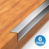 Fengone 6 Pack Stainless Steel Wall Corner Guard Metal Wall