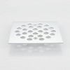 Square 4-1/4 Inch Screw-in Floor Drain Cover Replacement Stainless Steel