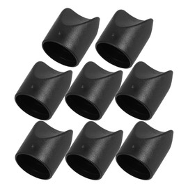 Folding Chair Stabilizer Caps, 8PCS Heavy Duty Plastic Chair Stability Plugs Black End Caps