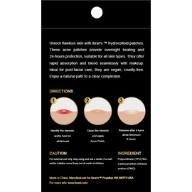 ibrar's Acne/Pimple Patches, Invisible Hydrocolloid 36 patches in Pack.