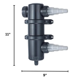 HALF OFF PONDS and Water Gardens Shock Wave 18-Watt in-Line Clarifier for Ponds and Water Features