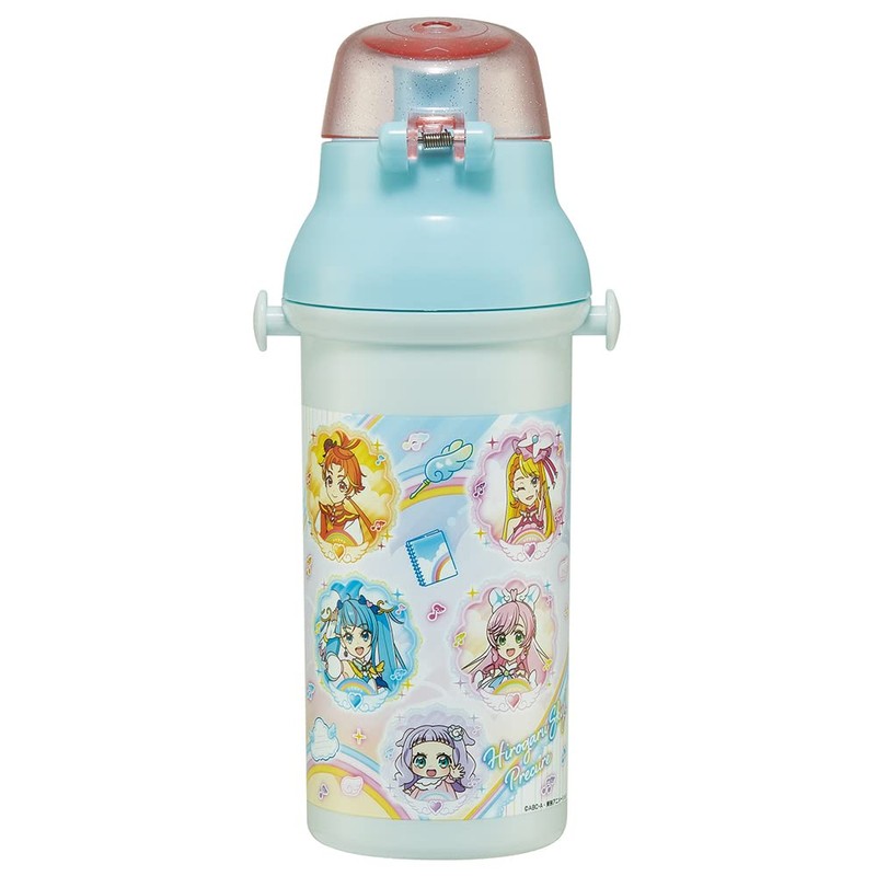 Skater PSB5SANAG-A Pretty Cure Water Bottle, 16.9 fl oz (480