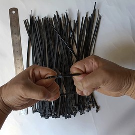 Zip Ties 1000 PCS 12 Inch Cable Zip Ties Heavy Duty, Premium Plastic Wire Ties with 50 LBS Tensile Strength, UV Resistant Cable Ties, Self-Locking Black Nylon Tie Straps (12 inch 1000 pcs, Black)