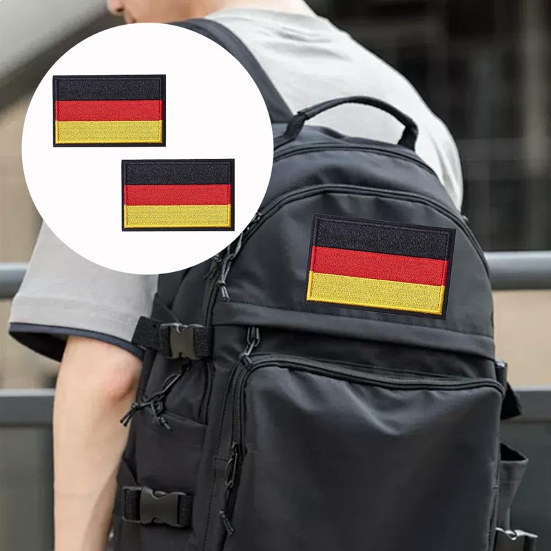 Deutschland Patch Klett Flagge