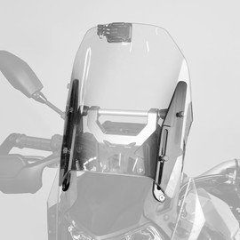 NICECNC Windscreen Position Control Device Holder Compatible with Yamaha Tenere 700 /XTZ700 2019-2024, Tenere 700 Rally Edition 2020-2024, CNC-machined, 6061 Aluminum, Black, See Fitment