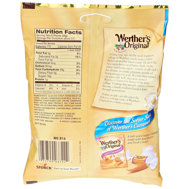 Werther's Original, Chewy Caramels, 5 Ounce