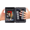 LAZY-HANDS 4-Loop Grips (x2 Grips) for e-Readers - XL (Black