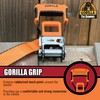 Gorilla Ratchet Tie Down Straps (2Pack) 1.5in x 14ft -