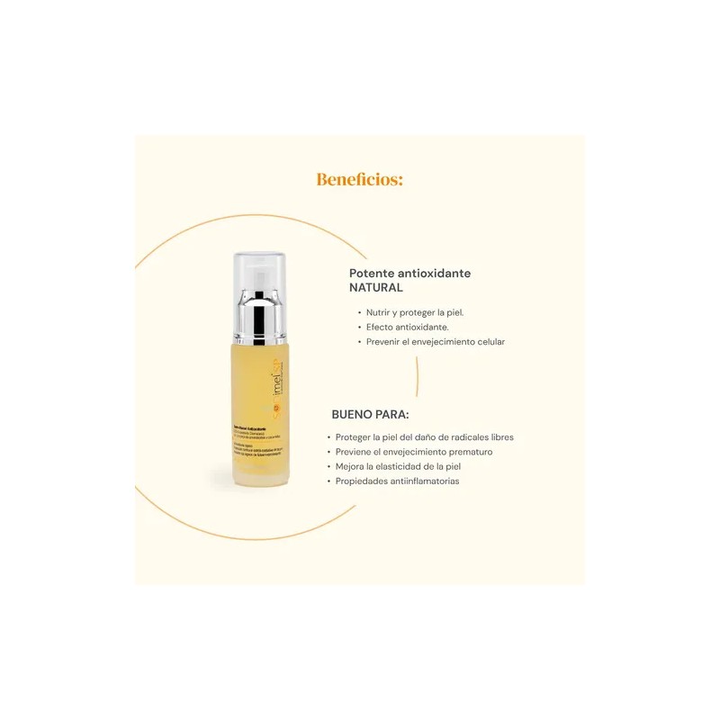 Suero Facial Antioxidante Sodimel Antiestres Y Arrugas 30gr Todo Tipo