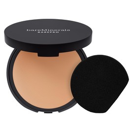 bareMinerals Barepro 24HR Skin-Perfecting Powder Foundation, Matte Pressed Powder Foundation Full Coverage with Plant-Based Squalene, Oil Control, Vegan - Light 20 Neutral
