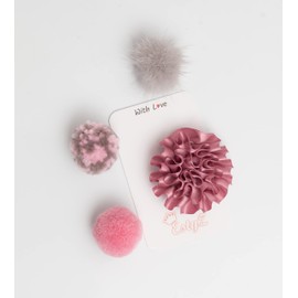 Refrigerator Magnets - Chic Decorative Fridge Magnet Set - 6 Fridge Magnets for Cabinets, Whiteboards & Lockers - Colorful Magnets for Gift, Home Decor & Practical use - Pink Shabby Chic