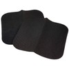 Singer 5-inch-by-5-inch Iron-On Patches, Black, 2 per Package (2 Pack)
