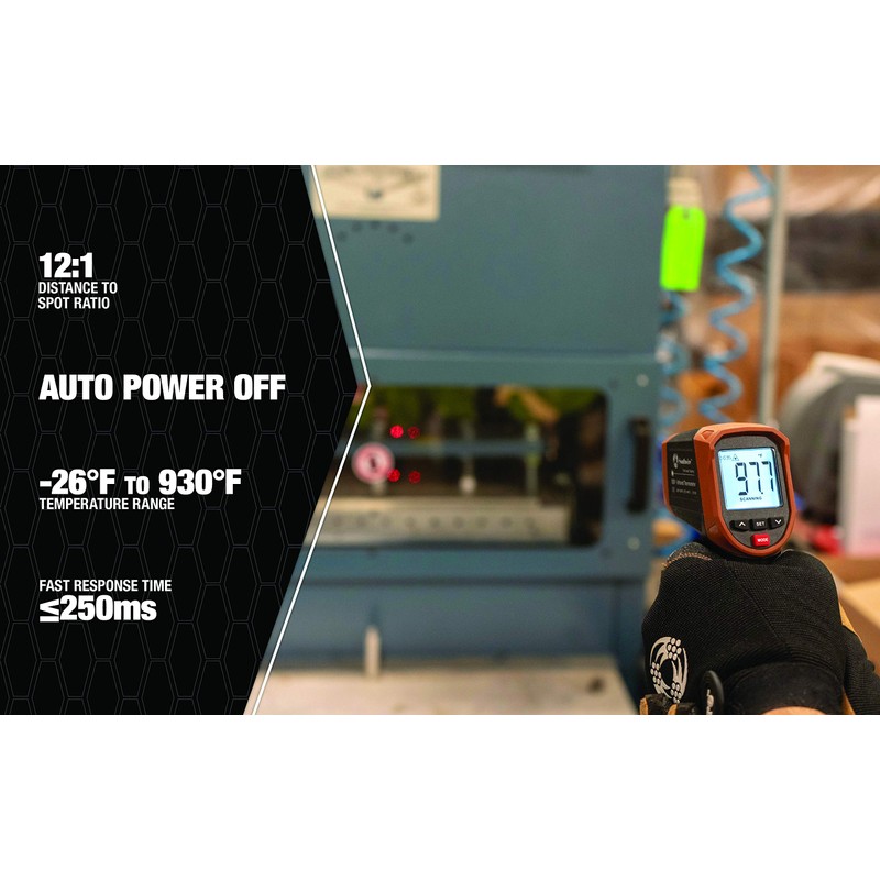 Southwire 31212S 930◦F Infrared Thermometer Dual Laser Targeting