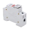RT18‑32X Miniature Rail Mounted Fuse Holder Base with LED Indicator