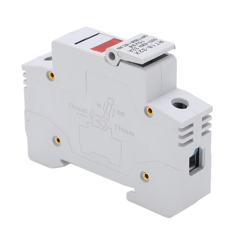 RT18‑32X Miniature Rail Mounted Fuse Holder Base with LED Indicator