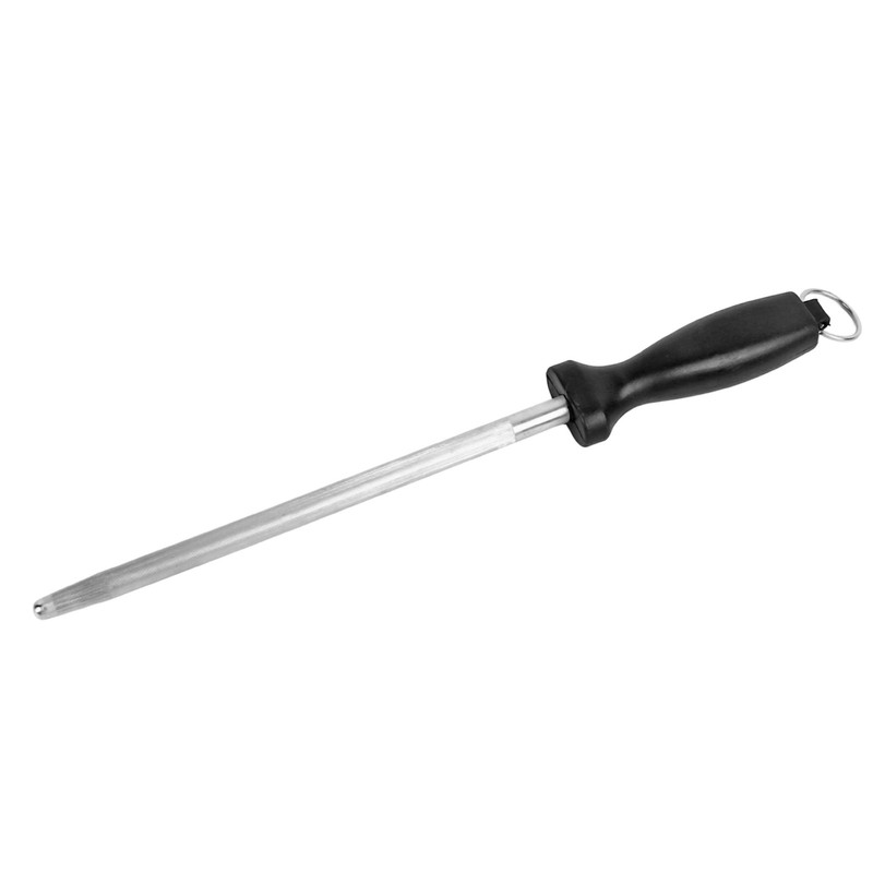 Knife Sharpening Steel Fine Groove Sharpener Rod Round 8in for