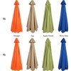 10 FT 6/8 Rib Umbrella Canopy Replacement Outdoor Market Patio