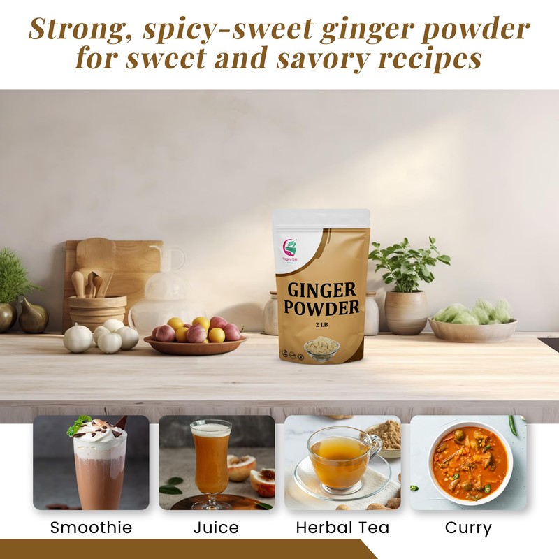 Ginger Powder 2 LB | As Spicy as Fresh Ginger
