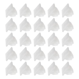 50-Piece Vehicle Screws Eyelets Expansion Nuts Plastic Holder Clip Holder for 10 mm Hole Black for Most Cars