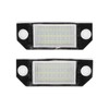 Pair LED Licence Plate Light Anti Rear End Collision Replacement