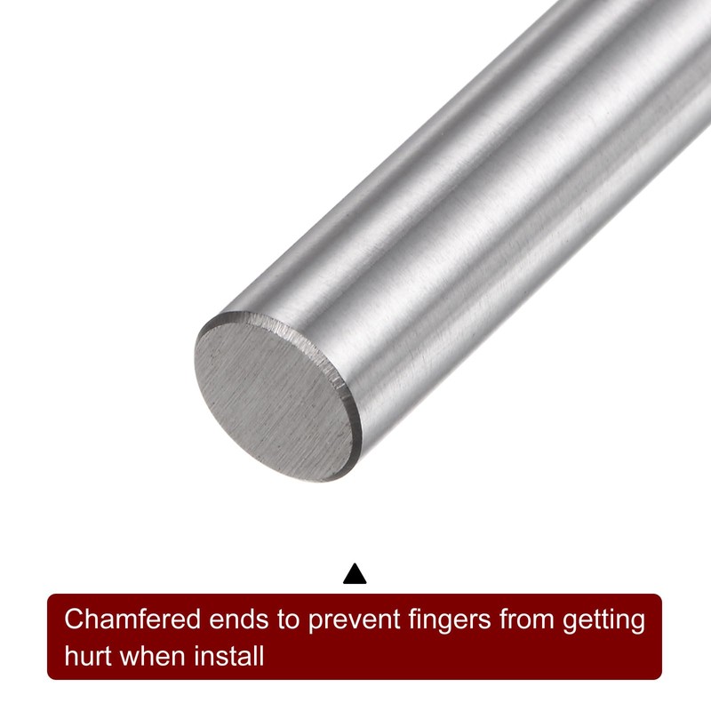 sourcing map Linear Motion Rod Shaft Guide 8 mm x