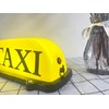 ABUKALIXIN USB Rechargeable LED Car TAXI Sign Top Light Yellow