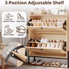 IRONCK Shoe Cabinet Storage with 2 Flip Drawers, Free Standing