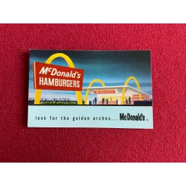 McDonald's 1960's, McDonald's, Vintage Business Card  (Scarce / Vintage)