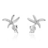 Amazing Sterling .925 Sterling Silver Starfish Stud Earrings