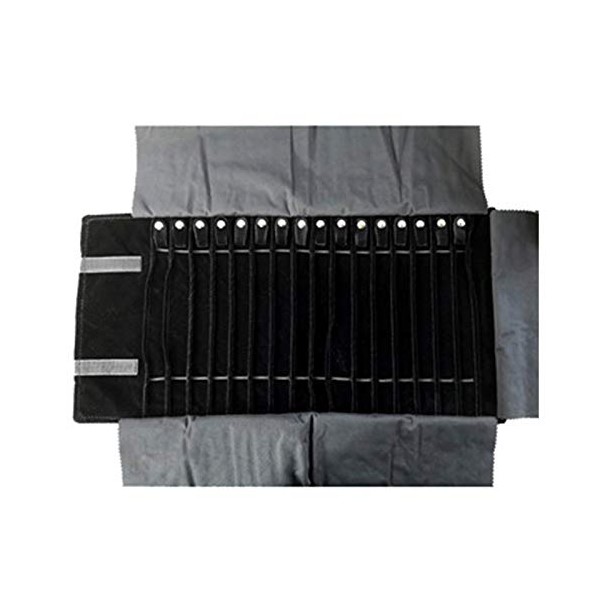 Qezodsx Velvet Jewelry Roll Bag Storage Bag Storage Bag Portable