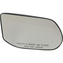 Kool Vue Mirror Glass Compatible with Honda Civic 2006-2011 Mirror Glass Passenger Side Non-Heated Sedan with Backing Plate