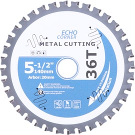 Echo Corner 140mm Metal Cutting circular saw blade, fit 140x20, 140x16, 140x12.7, 140x10