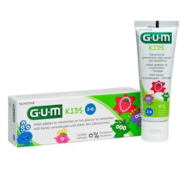GUM Children's Tooth Gel, 50 ml Double Pack (2 x 50 ml) for Perfect Children's Dental Care